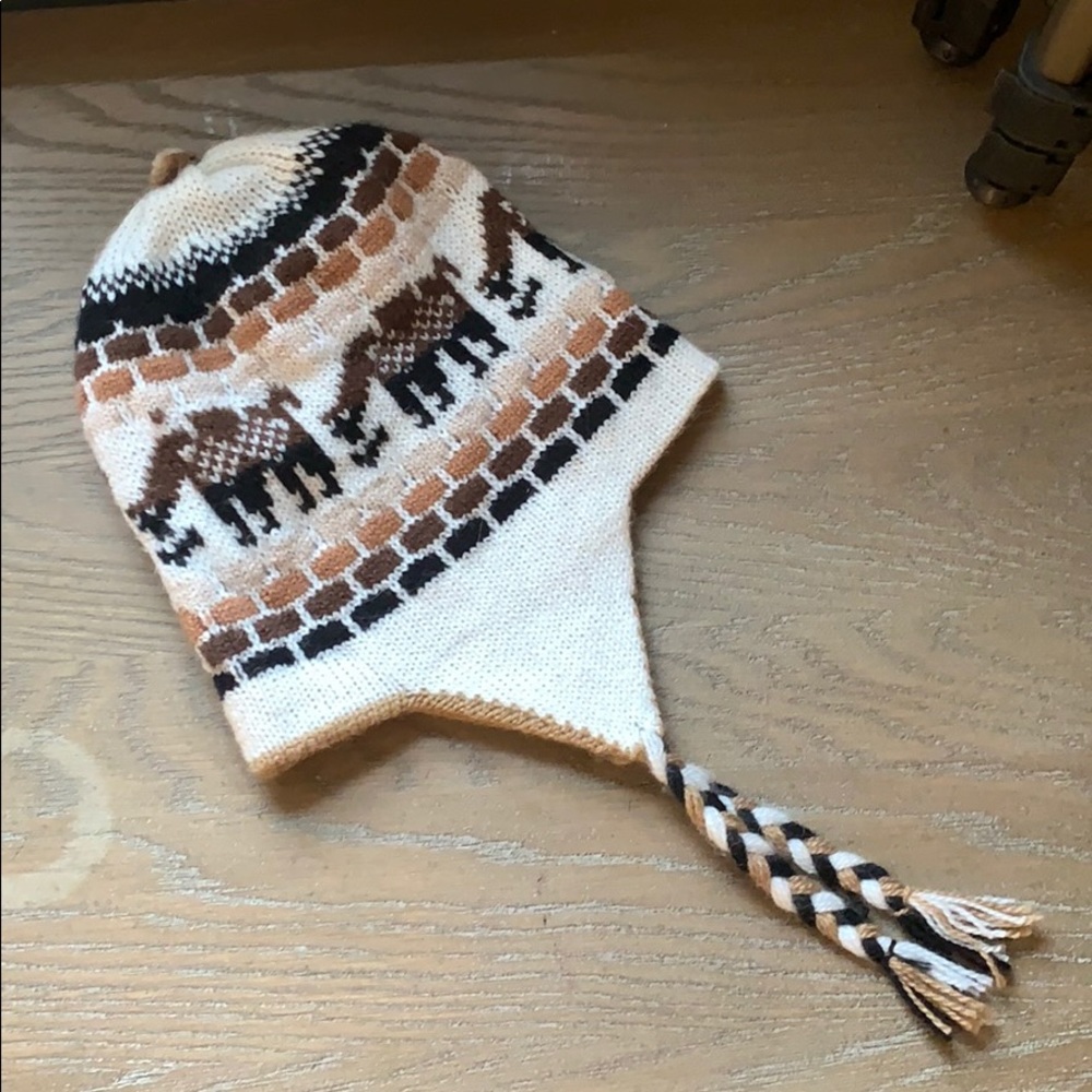 Alpaca Wool Winter Hat with Ear flaps